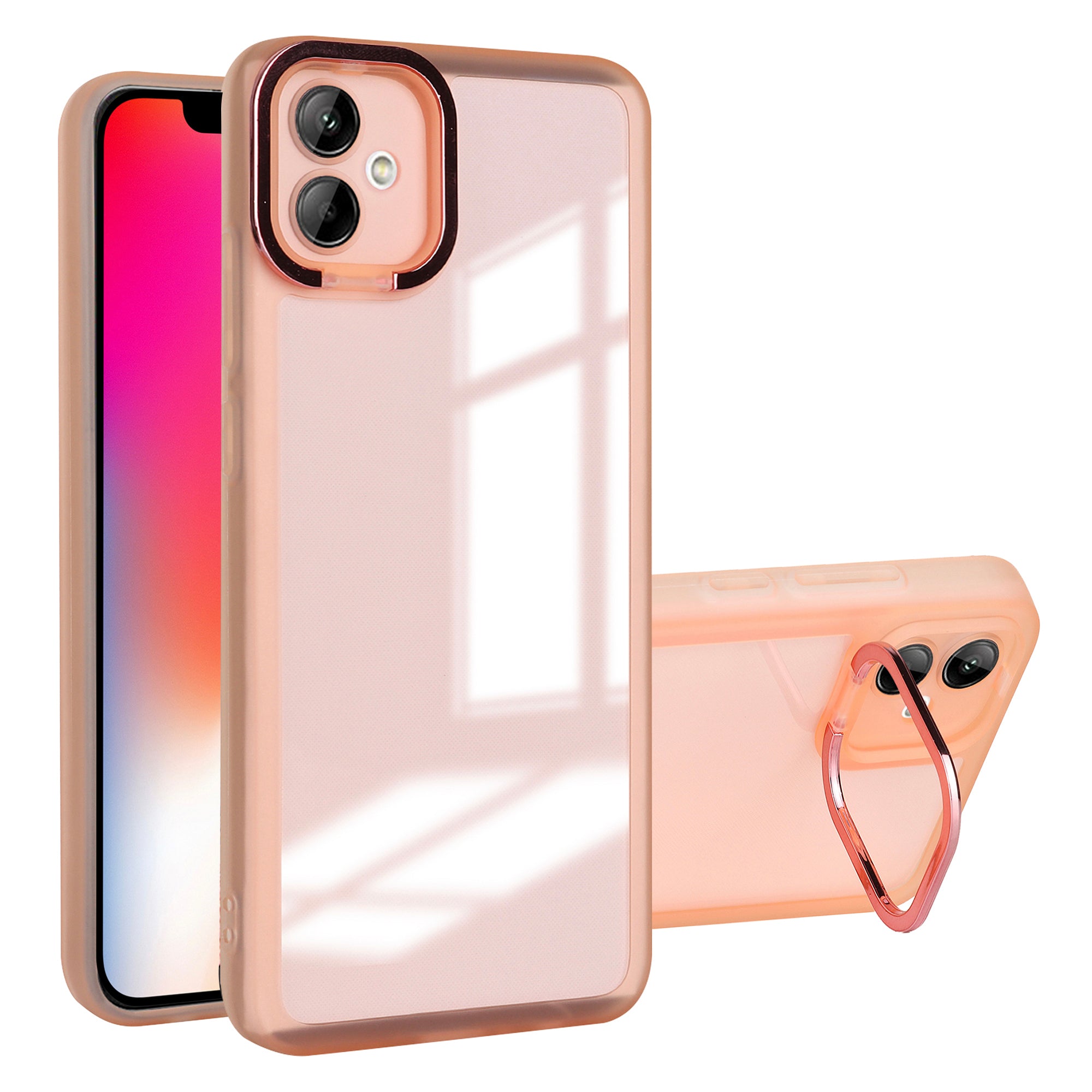 Elektroplettering PC Kickstand telefoncover til iPhone 11 Matt TPU telefoncover med linsebeskytter Elektroplettering PC Kickstand telefoncover til iPhone 11 Matt TPU telefoncover med linsebeskytter
